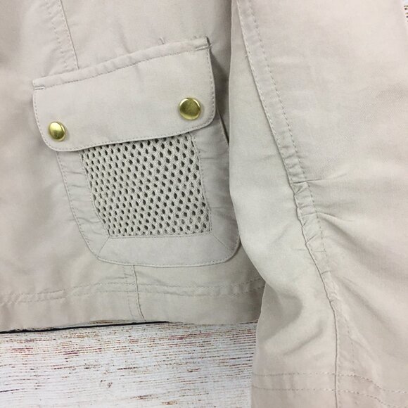 Chico's Zenergy Lightweight Jacket Long Sleeves Beige Tan - Picture 5 of 16